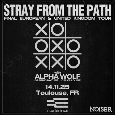 Stray From The Path + Alphawolf + Graphic Nature + Calva Louise