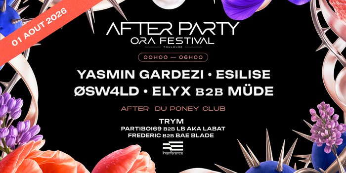 AFTER ORA Festival - 01 Août : Yasmin Gardezi & More