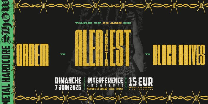 Alea Jacta Est + Ordem + Black Knives