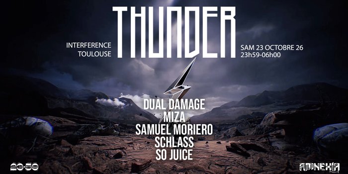 23:59 x Thunder : Samuel Moriero, Dual Damage, Schlass & more