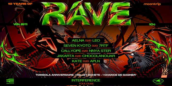 10 YEARS OF RAVE